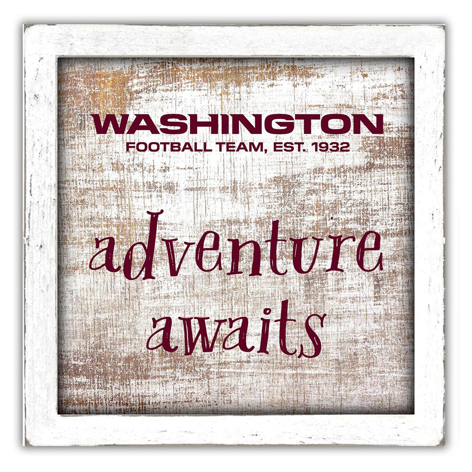Washington Football Team 14'' x 13'' Adventure Awaits Money Box