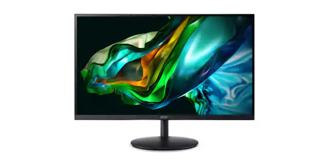 Front. Acer - SH322Q Hbih 31.5" Full HD 1080p IPS Gaming Monitor 100Hz Adaptive-Sync FreeSync - Black.