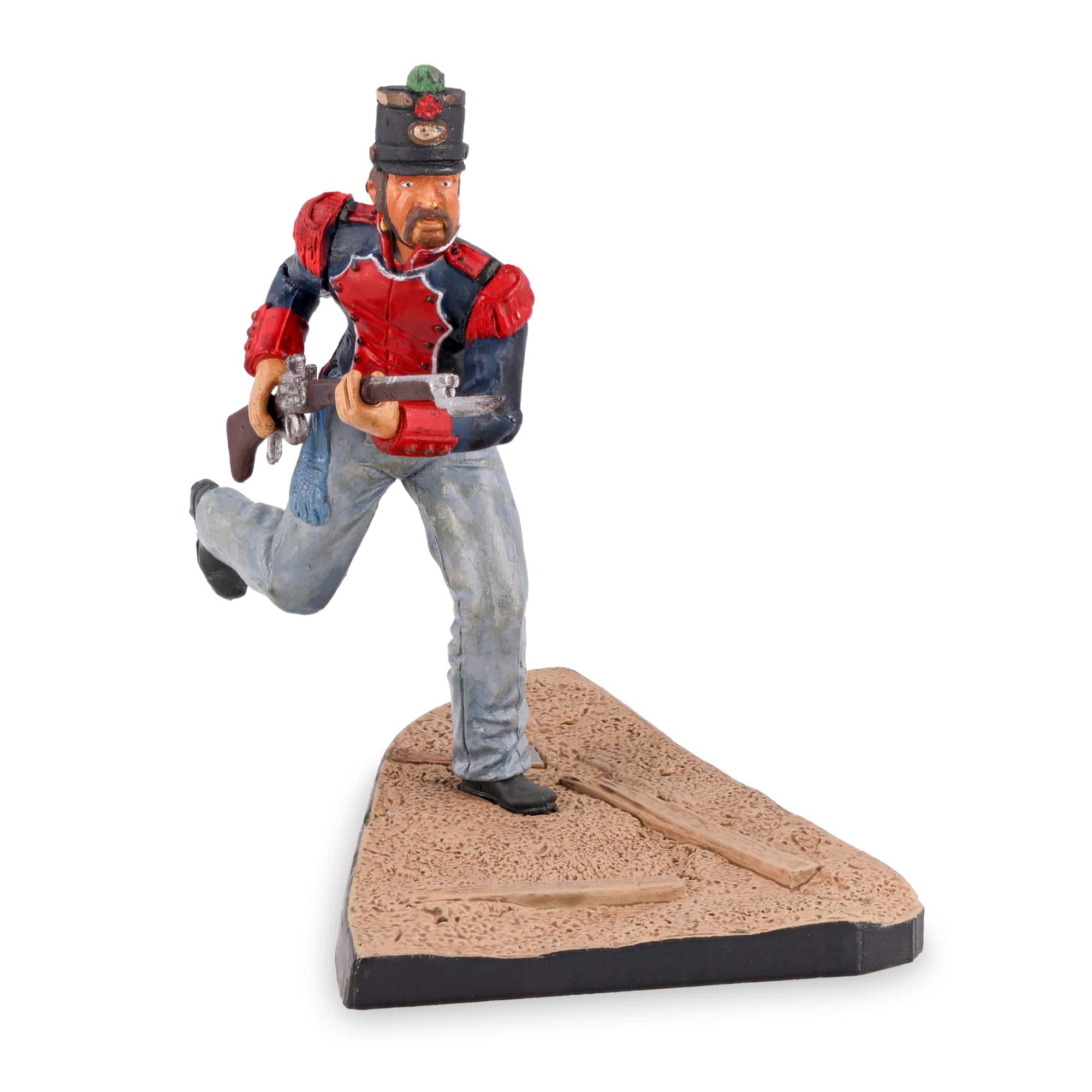Dragon Models - 1:24 Scale Historical Figures The Alamo Figure E Mexican Grendier - Blue