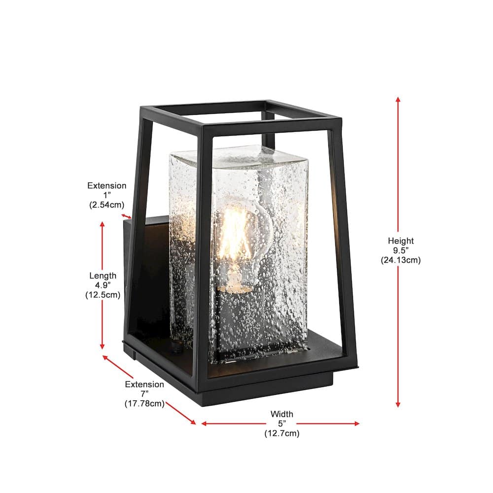 Elegant Lighting - Lehigh 7 inch Outdoor Pendant - Black price history on PriceWatchPro