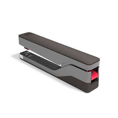 Alt View 2. TRU RED - Desktop Stapler, 25-Sheet Capacity - Gray/Black.
