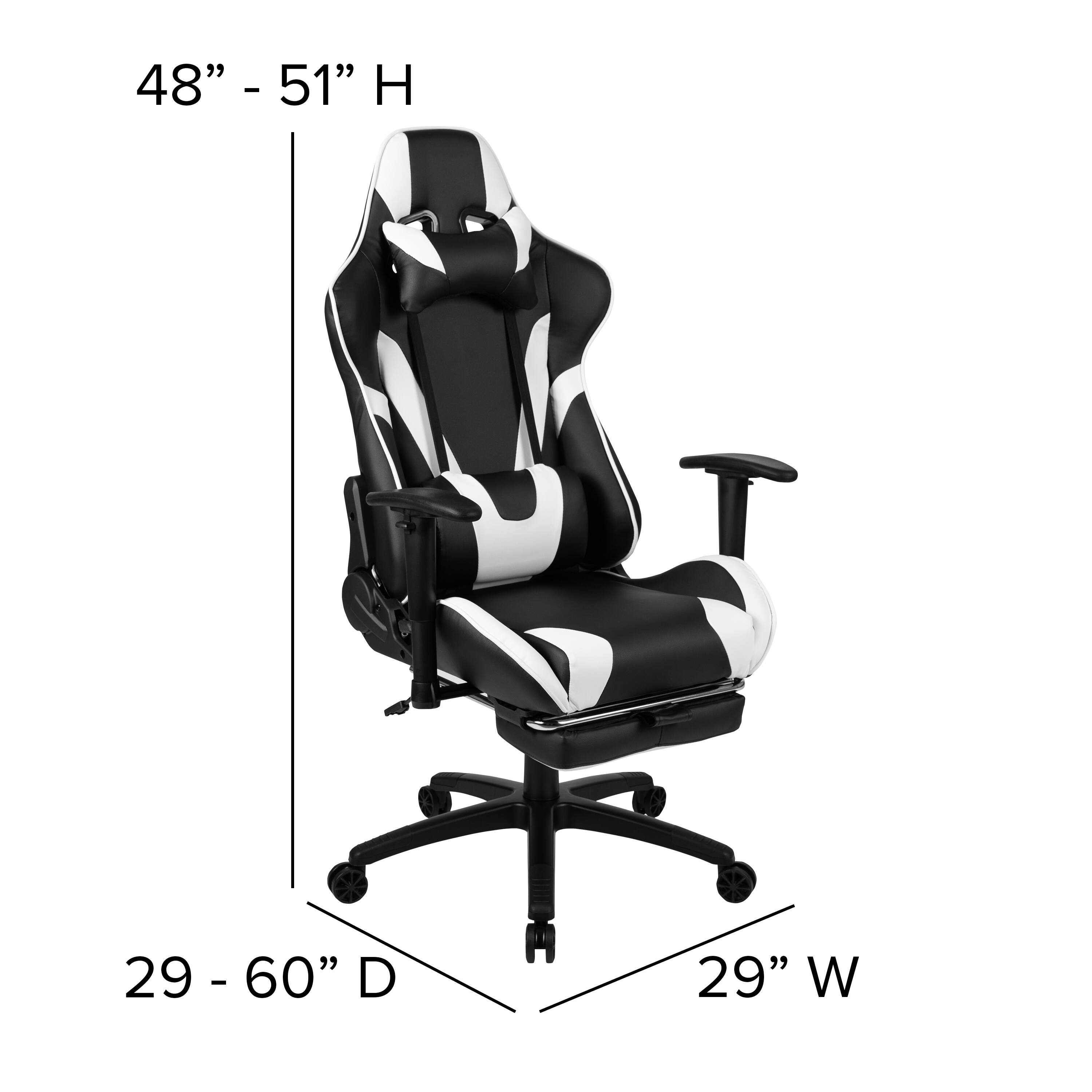 48" - 51" H  
29 - 60" D  
29" W
