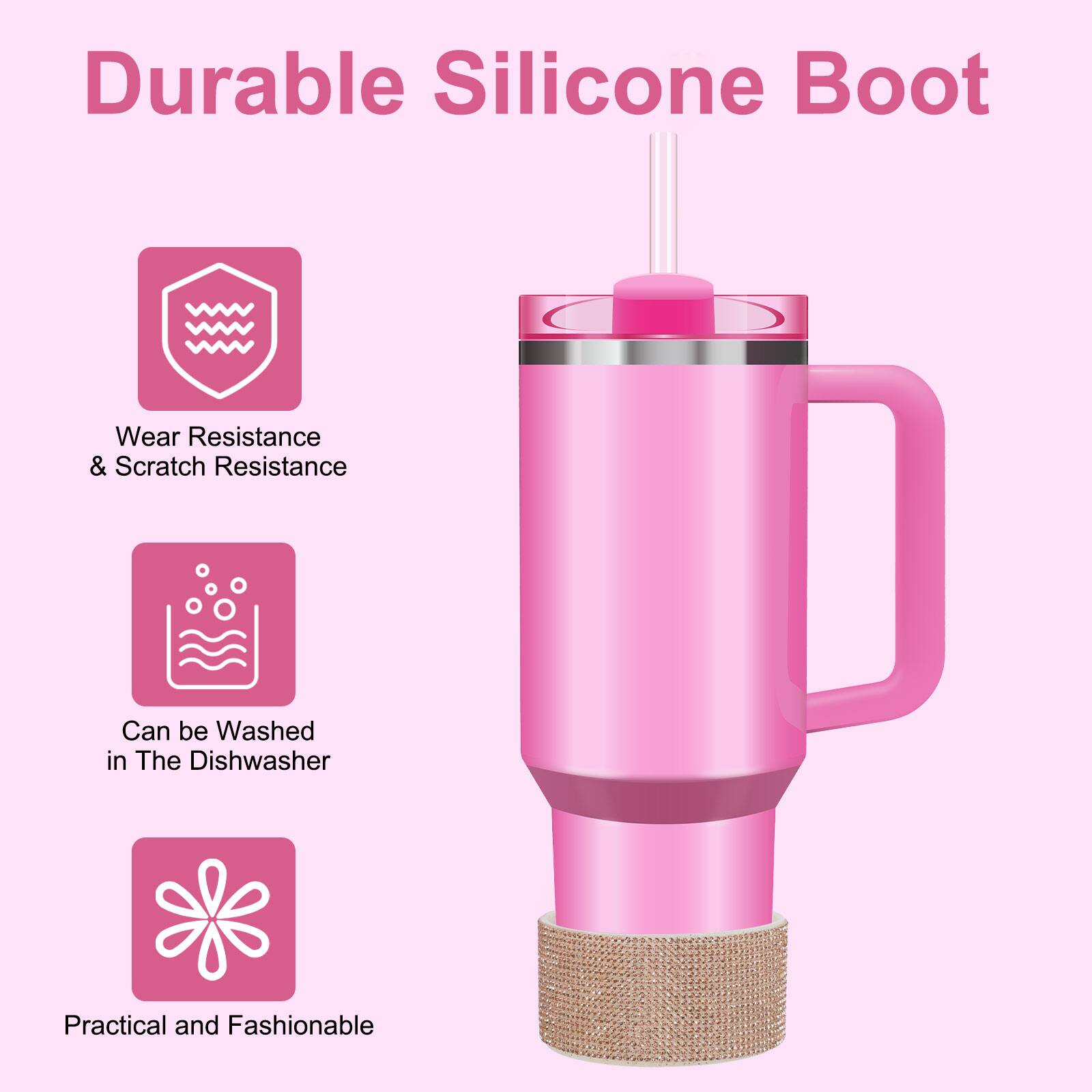Durable Silicone Boot  
Wear Resistance & Scratch Resistance  
Can be Washed in The Dishwasher  
Practical and Fashionable
