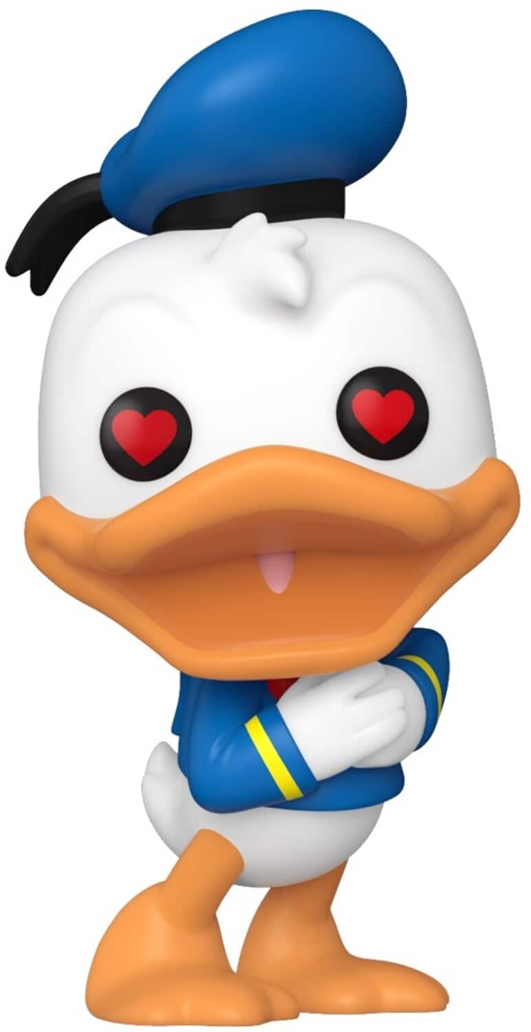 FUNKO POP! DISNEY: Donald Duck 90th - Donald Duck- Heart Eyes - COLLECTABLES - Multicolor
