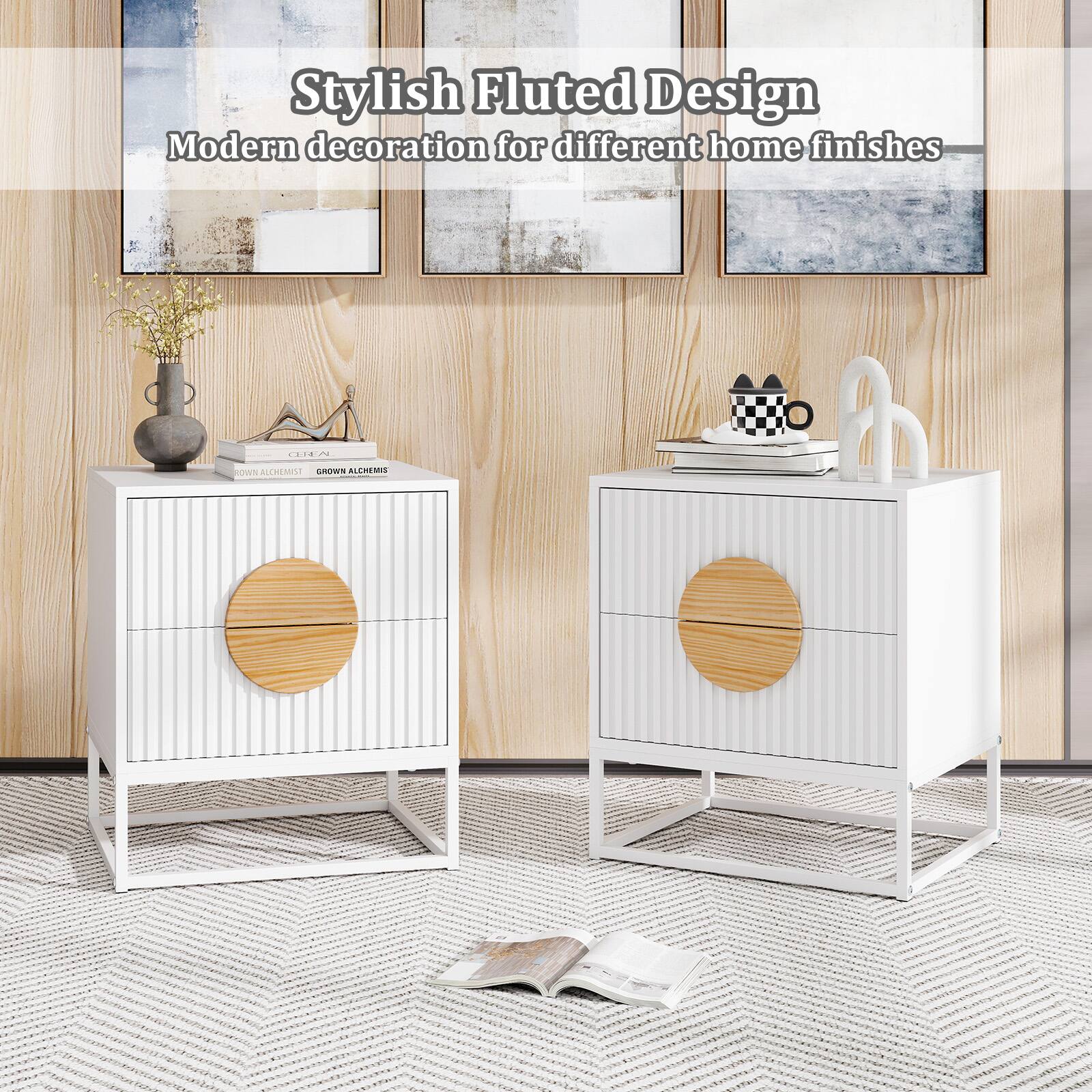 Stylish Fluted Design  
Modern decoration for different home finishes