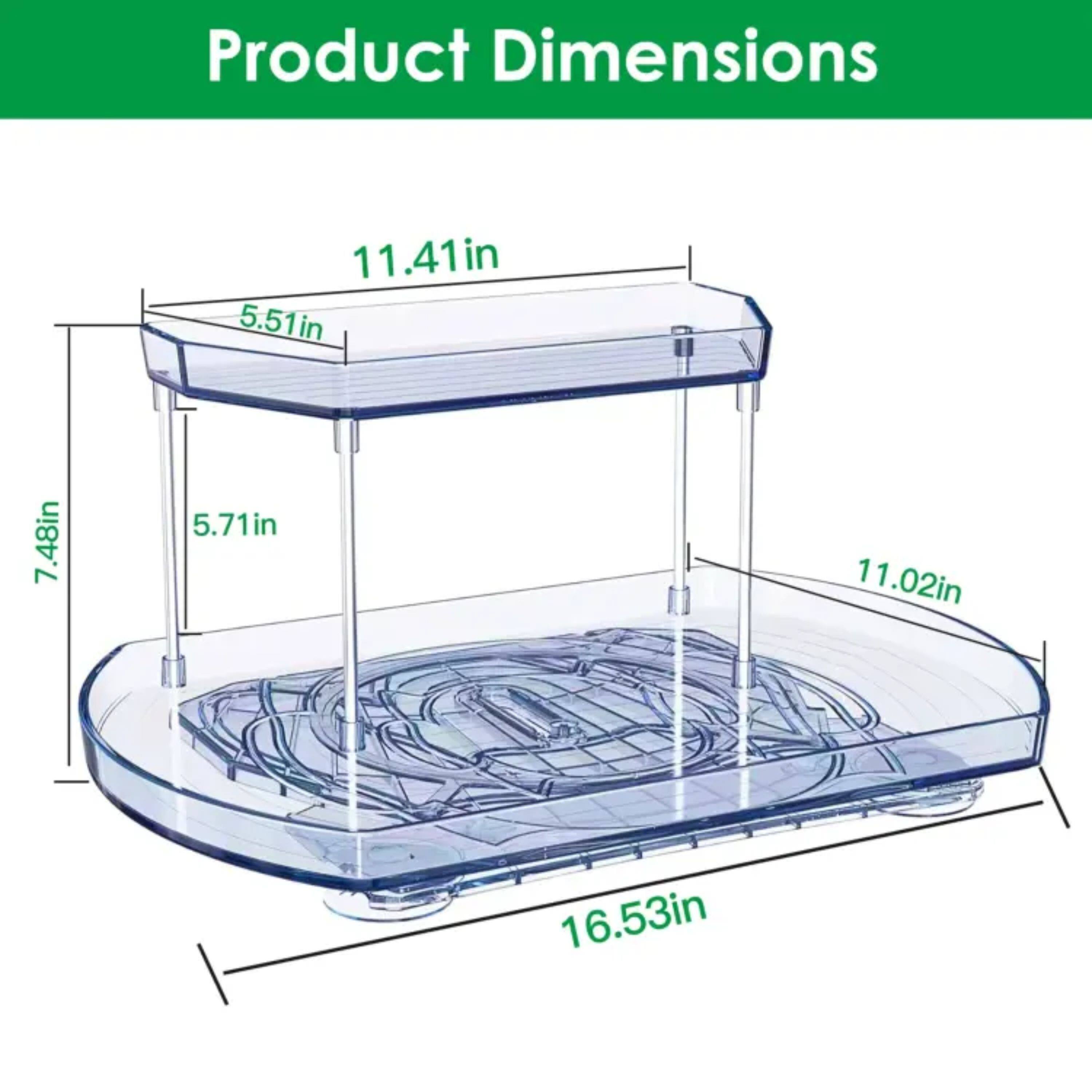 Product Dimensions: 11.41in x 5.51in x 7.48in x 5.71in x 11.02in x 16.53in