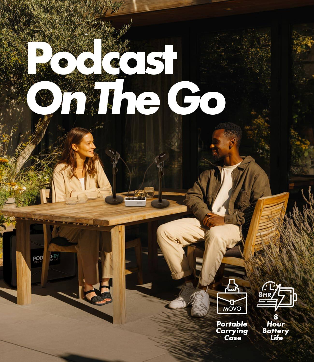 Podcast On The Go

POD-TH eventur PORTABLE
: 8HR
MOVO 8 Portable Hour Carrying Battery Case Life