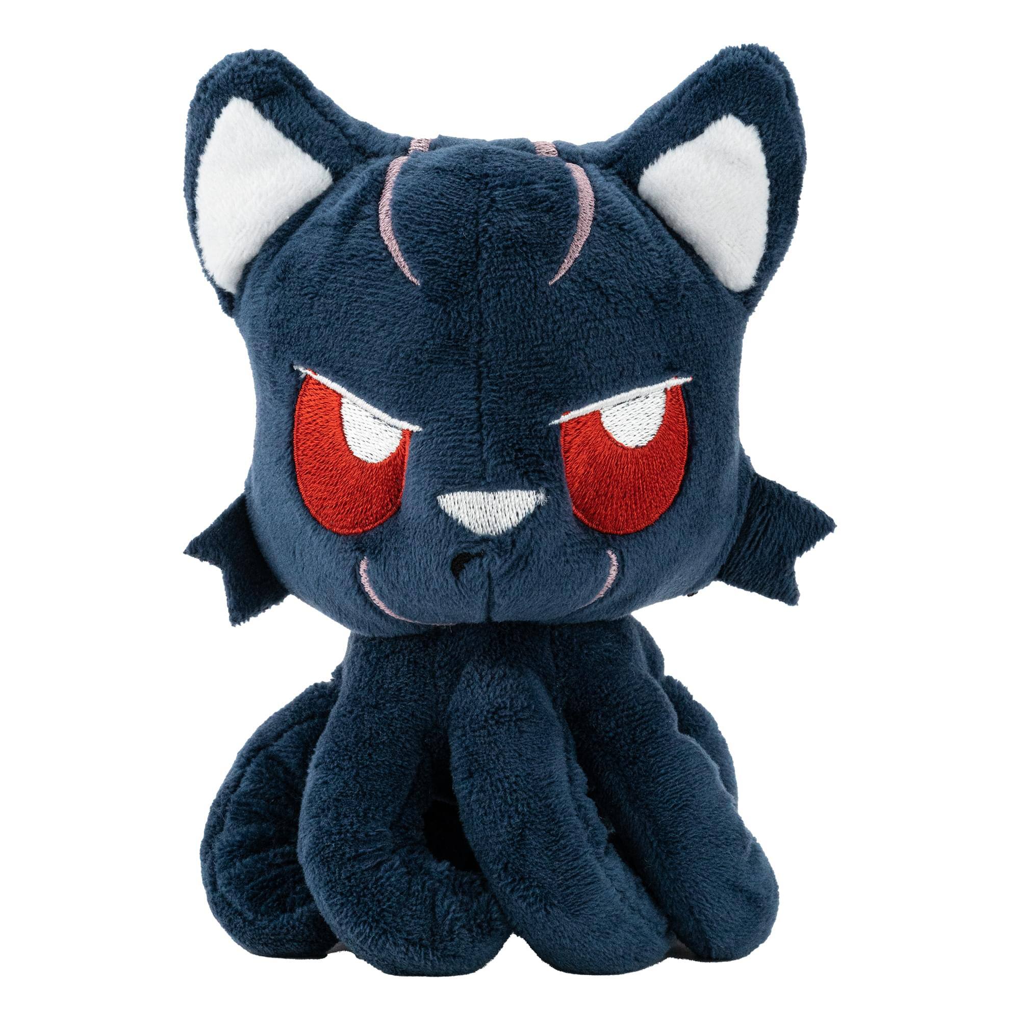 Front. Tentacle Kitty - Tentacle Kitty Campaign Critters Dark Elf Little One Plush - Blue.