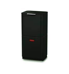 Joseph Joseph - Totem Max 60-liter Waste & Recycling Dual Kitchen Trash Can - Carbon Black