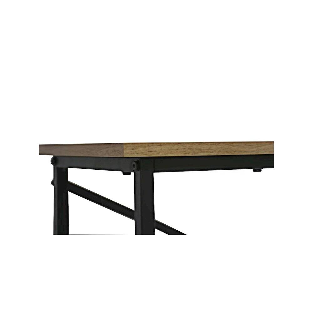Angle. Elegant Decor - 41 inch Console Table in Natural Driftwood - Natural Driftwood.