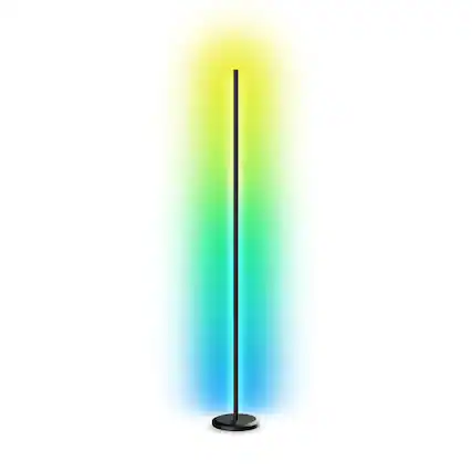 Front. Nanoleaf - Nanoleaf Matter Smart Multicolor Floor Lamp - Multicolor.