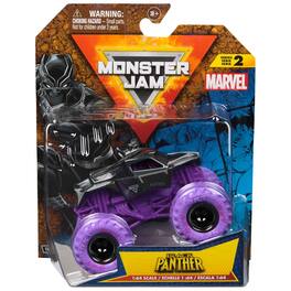 Monster Jam - Marvel Panther Truck Series 2 Die-Cast 1:64 Scale Ages 3+ - Black