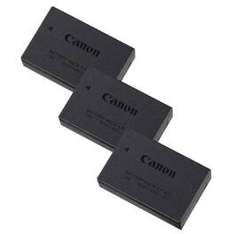 3x Genuine Canon LP-E17 Battery for Canon EOS Rebel SL3, T7i, T6i, T6s, SL2, EOS RP, M6, M6 Mark II, M5, M3, 77D