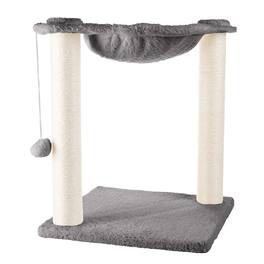 PetMaker - Cat Hammock with Scratching Posts - Gray