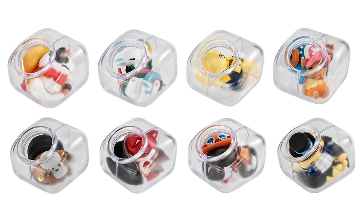 Angle. Bandai - Good Night NyanPieceNyan - 2.5" One Piece Megahouse Mega Cat Project - Styles May Vary.