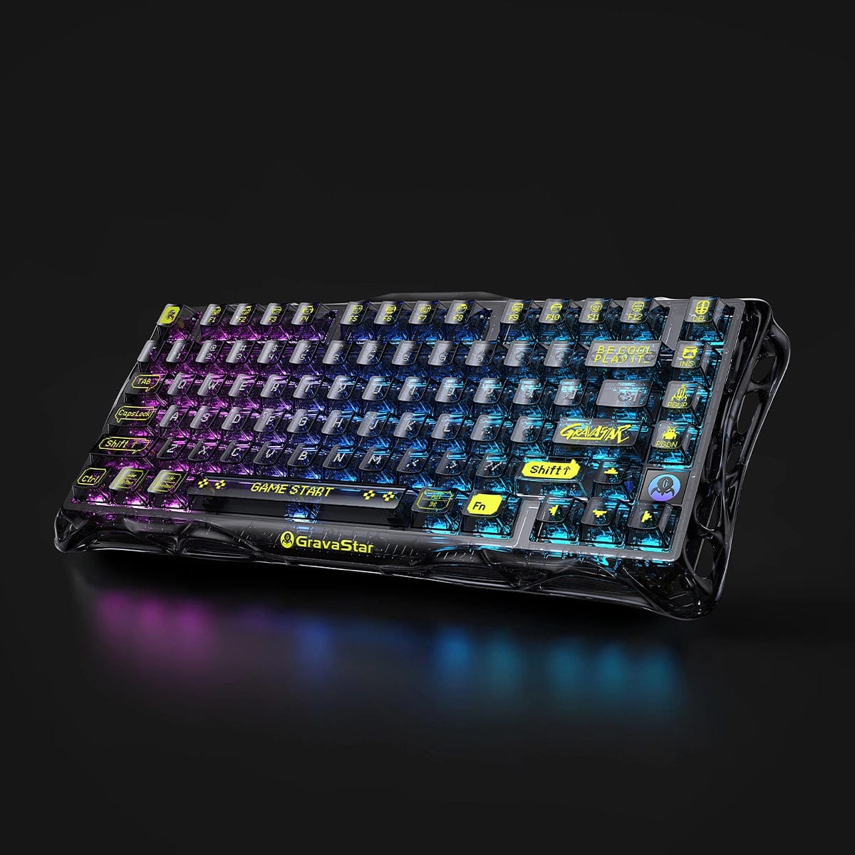 GravaStar Mercury K1 Lite 75% Wireless Mechanical Gaming Keyboard