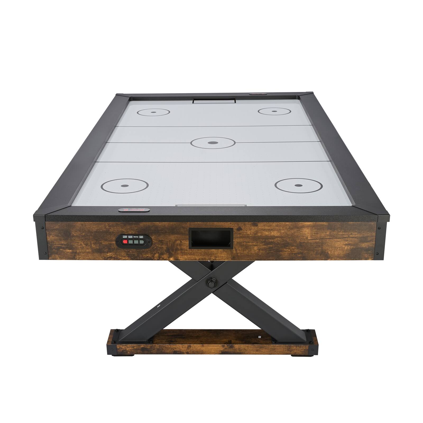 Alt View 5. VEVOR - 84" Air Hockey Table, Indoor Arcade Table Gaming Set with 2 Pushers, 2 Pucks, Electronic Score - MDF density board.