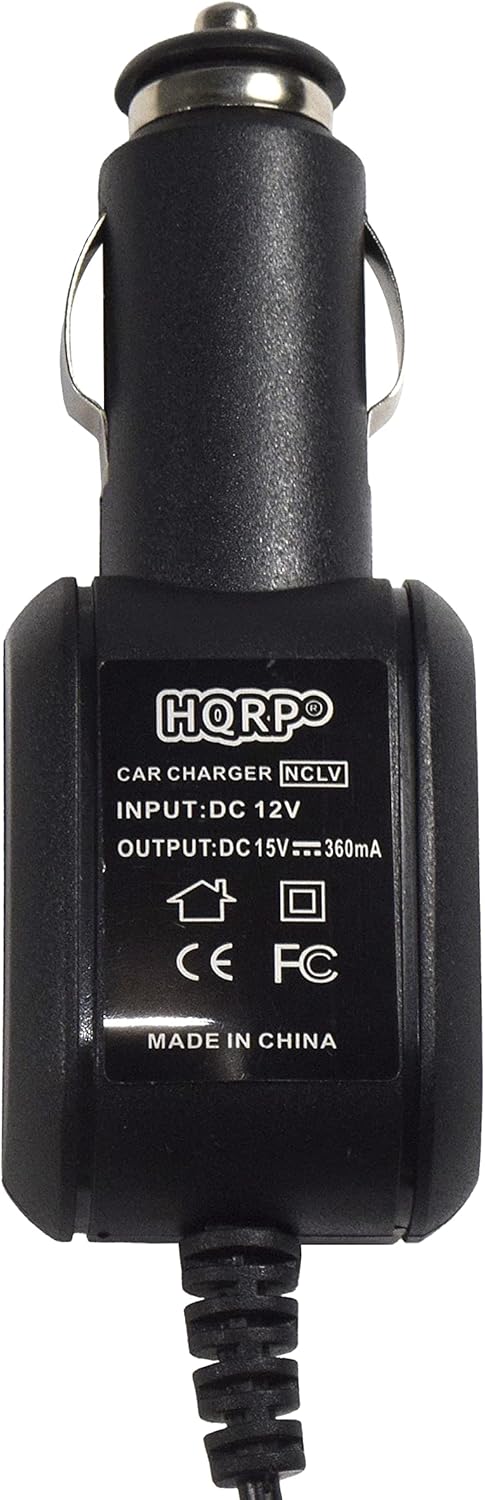 HQRPO CAR CHARGER NCLV  
INPUT: DC 12V  
OUTPUT: DC 15V 360mA  
CE FC  
MADE IN CHINA