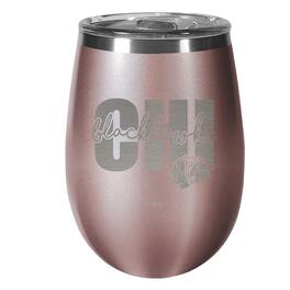 Great American Products - Chicago Blackhawks 10oz. Rose Gold Wine Tumbler - Multicolor