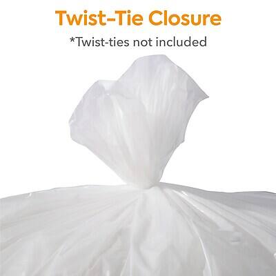 Twist-Tie Closure  
*Twist-ties not included