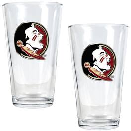 Great American Products - Florida State Seminoles 16oz. Pint Glass Set - Multicolor
