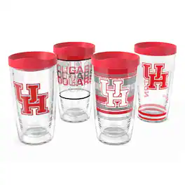 Tervis - Houston Cougars Four-Pack 16oz. Classic Tumbler Set - Multicolor