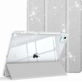 Kitcheniva - Transparent Back Case For iPad Air 13 Inch M3 M2 Slim Design - Silver