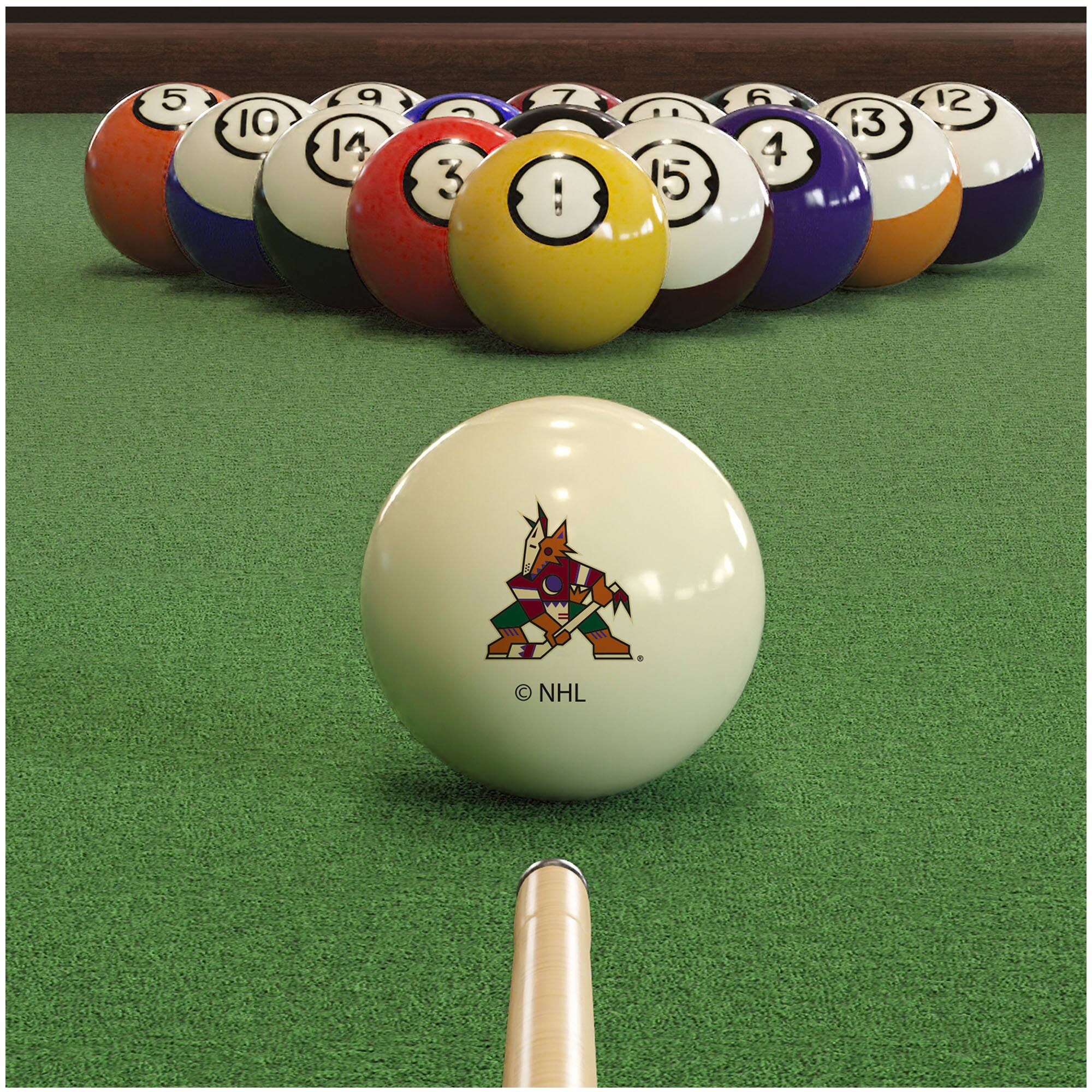 Alt View 1. Imperial - Cream Arizona Coyotes Retro Billiard Ball Set - Multicolor.