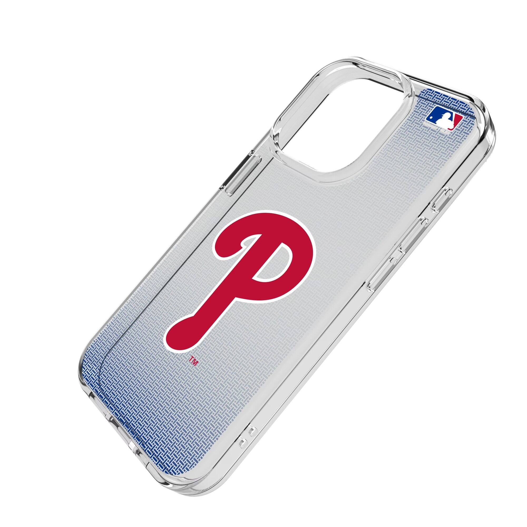 Alt View 1. Keyscaper - Linen Logo iPhone Clear Case - 14 Pro Max - Multicolor.