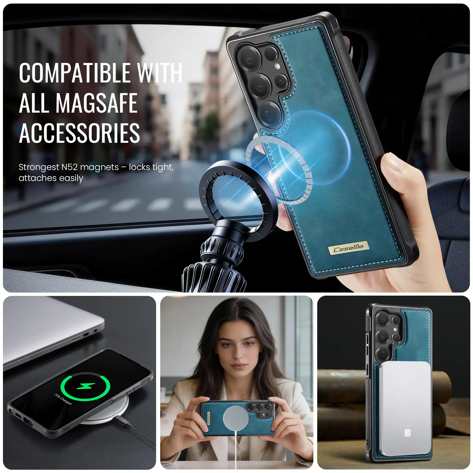COMPATIBLE WITH ALL MAGSAFE ACCESSORIES

Strongest N52 magnets - locks tight, attaches easily

Cosella x ms Cheget