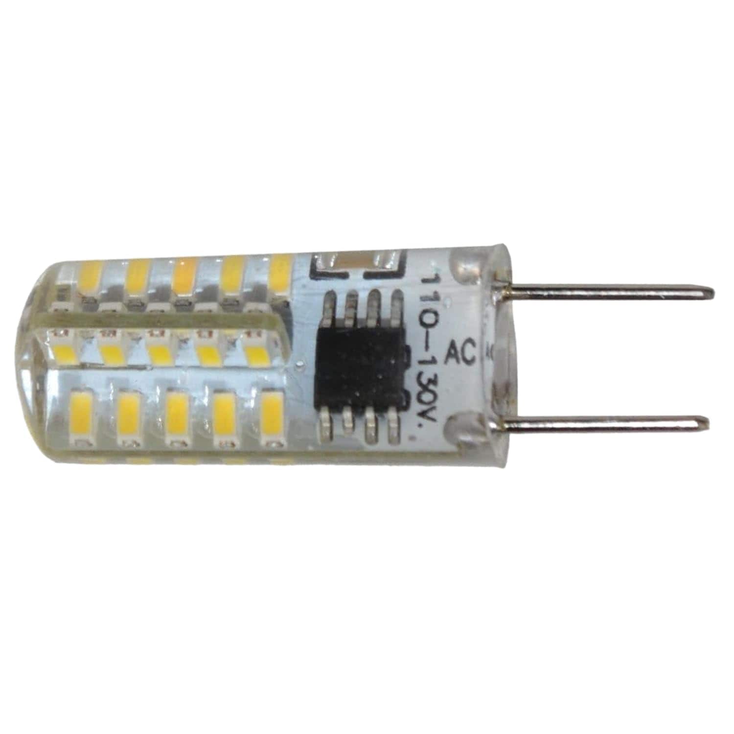 HQRP - G8 Bi-Pin LED Bulb 40 SMD 3014, 2 W 110 V, 6000-6500 K, 200-250 lm, Non-Dimmable