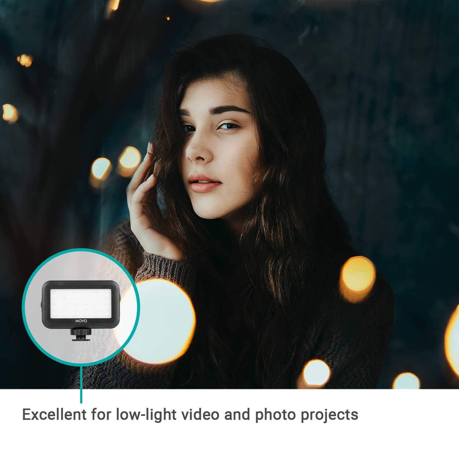 MOVO  
Excellent for low-light video and photo projects