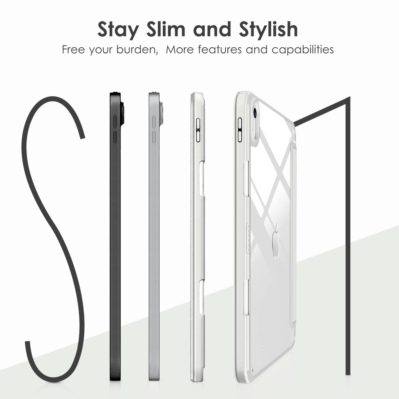 Stay Slim and Stylish  
Free your burden, More features and capabilities