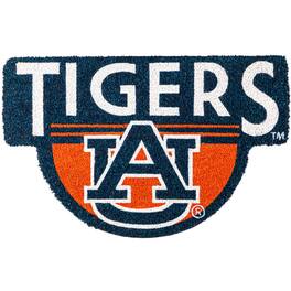 Evergreen Enterprises - Auburn Tigers Shaped Coir Doormat - Multicolor