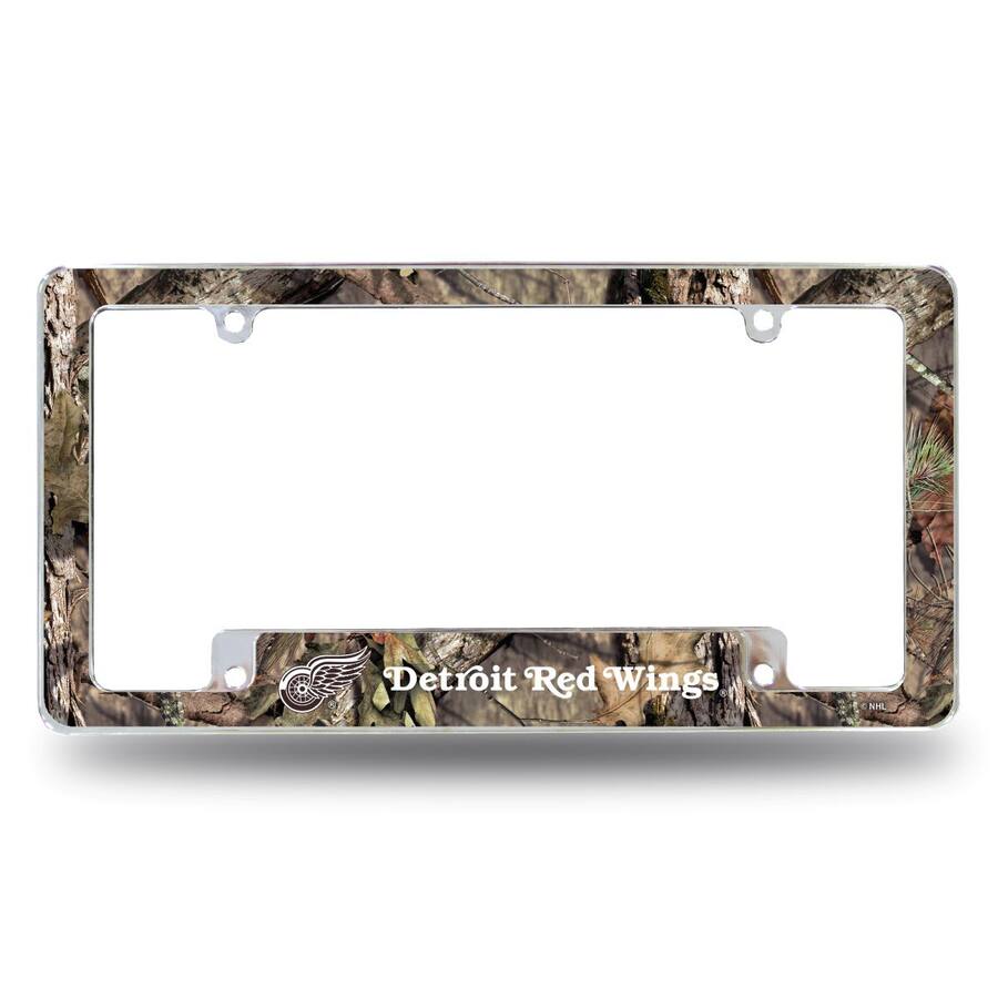 Rico Industries Detroit Red Wings Chrome Metal License Plate Frame with ...