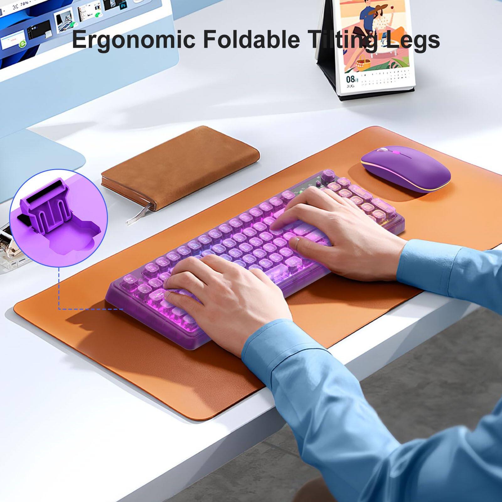 Ergonomic Foldable Tilting Legs