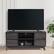 Left. CorLiving - Hollywood Wood Grain TV Stand with Drawers for Most TVs up to 55" - Dark Grey.