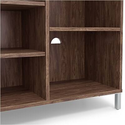 Alt View 2. Union & Scale - Essentials 5 Shelf 31"H Laminate Bookcase, Espresso - Espresso.