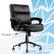 Front. Click365 - Transform 2.0 Extra Comfort Ergonomic Mid-Back Desk Chair - Black.