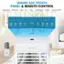 SMART LED TOUCH PANEL & REMOTE CONTROL

* Sleep Mode
* Child Lock
* Timer Up/Down
* Fan Speed Mode
* Power On/Off

COSTWAY

Max Remote Control Distance: 16.5 ft