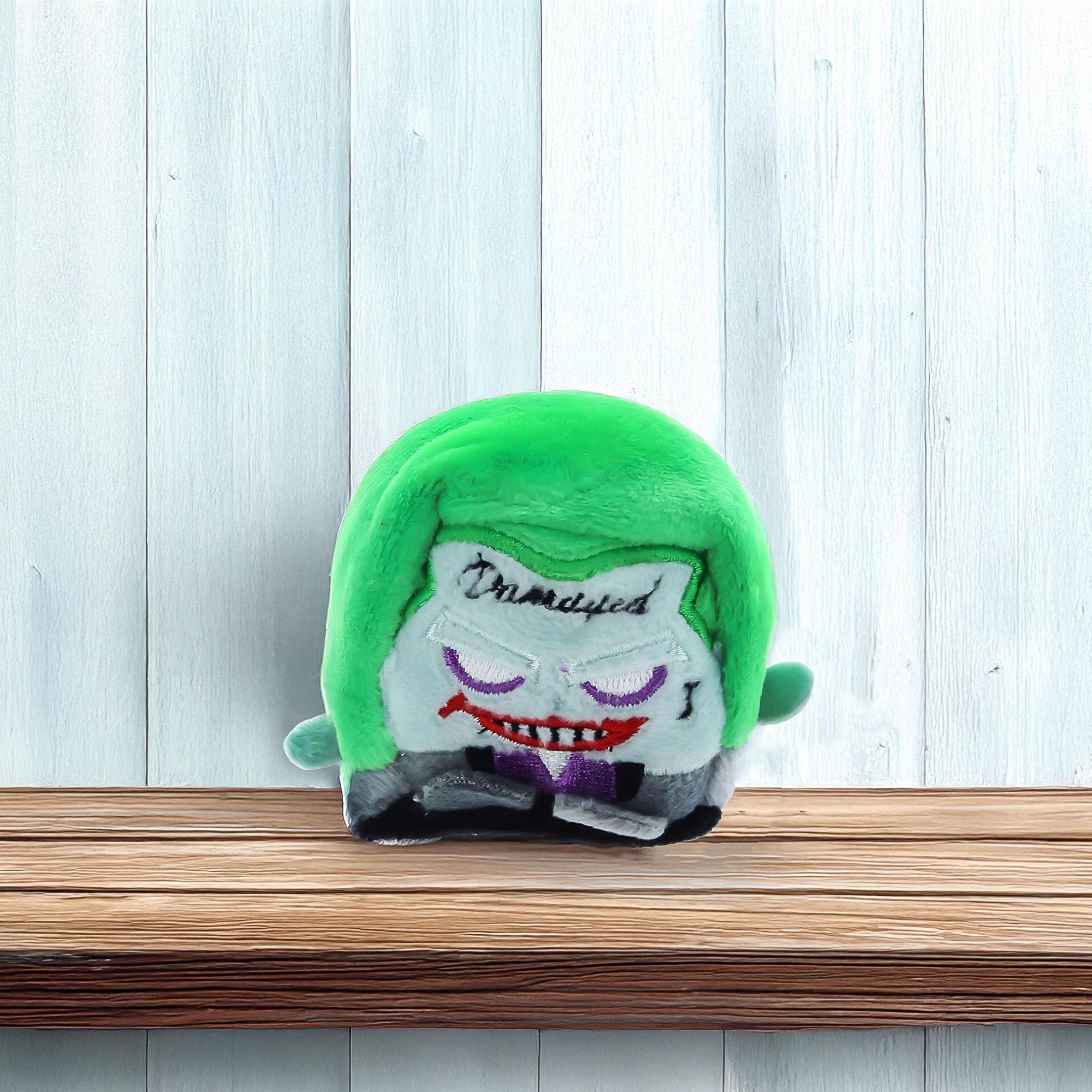 Alt View 10. Commonwealth Toys - Suicide Squad 2.5" Kawaii Cube Plush: The Joker - Green.