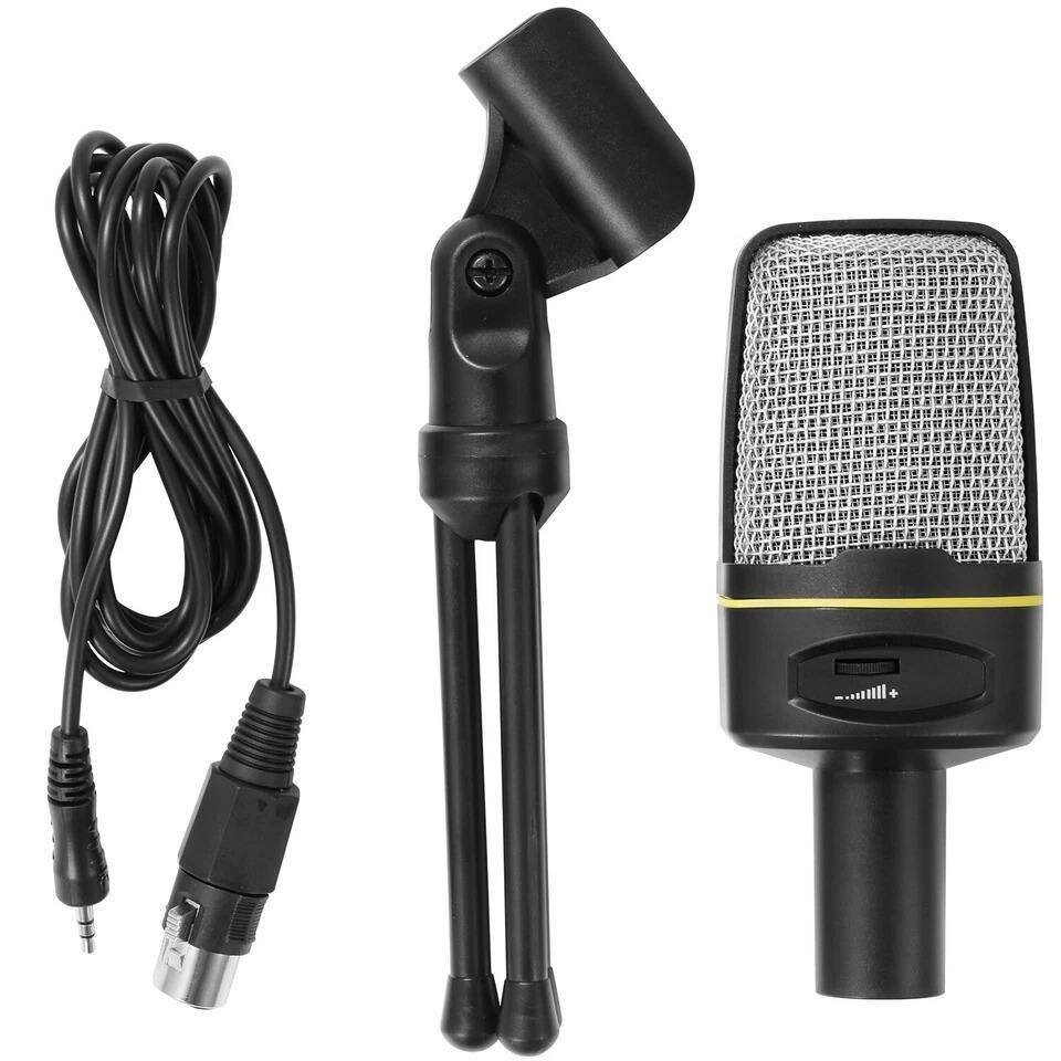 Alt View 7. Home Collection - Condenser Microphone with Tripod Stand 3.5mm Plug for PC Gaming and Recording.