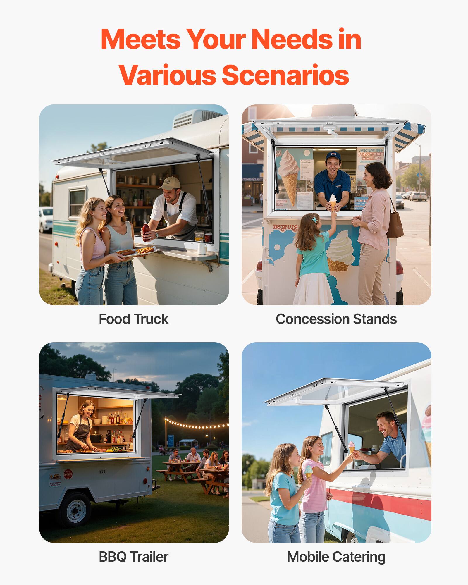 Meets Your Needs in Various Scenarios

Food Truck Concession Stands DEC - BBQ Trailer Mobile Catering