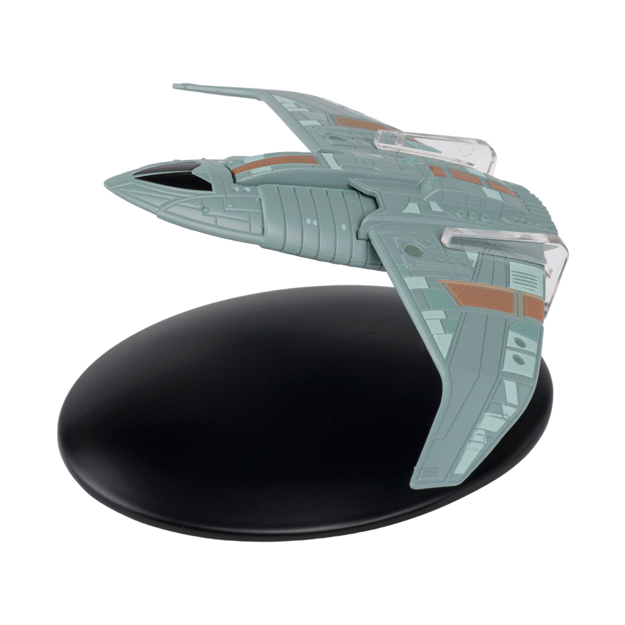 Alt View 3. Eaglemoss - Eaglemoss Star Trek Ship Replica | Bajoran Troop Transport - Grey.