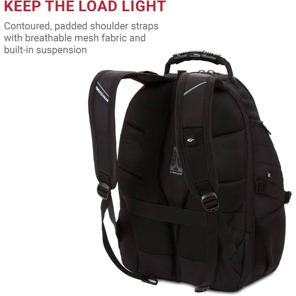KEEP THE LOAD LIGHT

Contoured, padded shoulder straps with breathable mesh fabric and built-in suspension

WISSEGEAR AIRFLOW
