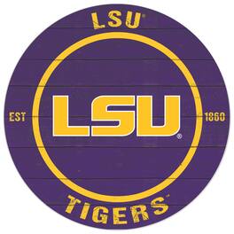 Jardine - LSU Tigers 20'' x 20'' Indoor/Outdoor Circle Sign - Purple