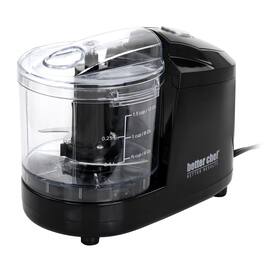Better Chef - 1.5 Cup Safety Lock Compact Chopper - Black