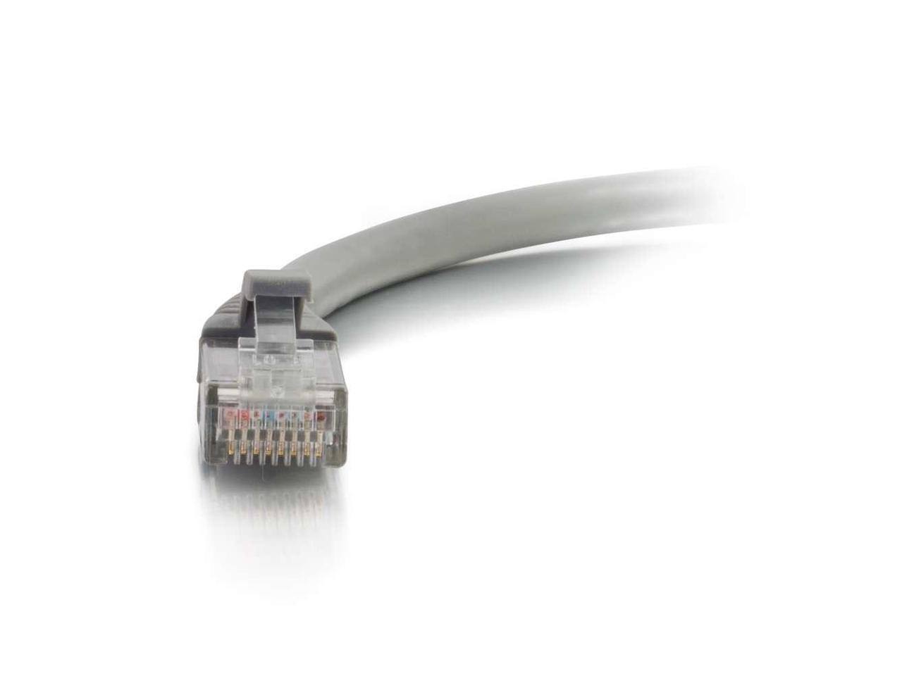Alt View 4. Cables to Go - Cables to Go 6-Inch Cat6 Snagless Unshielded Network Patch Cable, Grey (951).