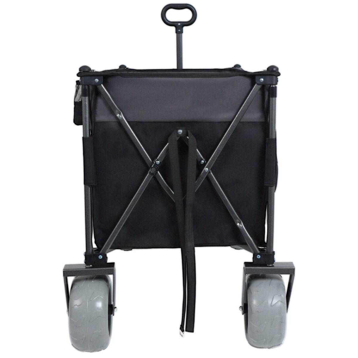 Alt View 10. Loheer - Loheer Heavy Duty Folding Wagon, All Terrain Balloon Wheels, 480 lb Capacity for Sand and Rough Terrain.