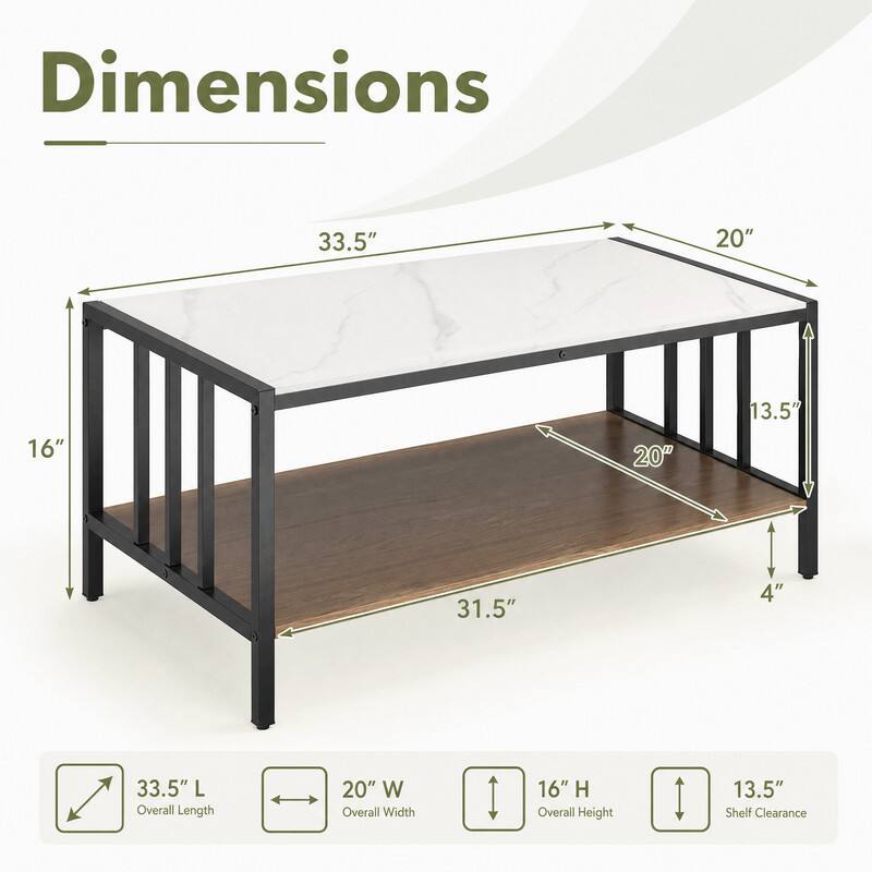Dimensions
33.5" L Overall Length
20" W Overall Width
16" H Overall Height
13.5" Shelf Clearance